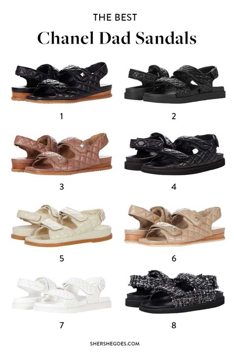 dupes for chanel sandals|chanel inspired sandals.